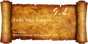 Iványi Laura névjegykártya