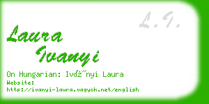 laura ivanyi business card